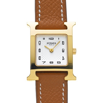 エルメス Hウォッチ HH1.201 ホワイト レディース 時計 【中古】【wristwatch】