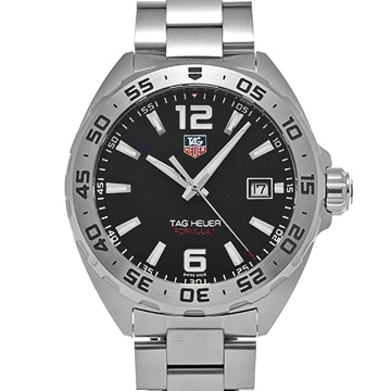 タグ ホイヤー フォーミュラ1 クォーツ WAZ1112.BA0875 ブラック メンズ 時計 【中古】【wristwatch】