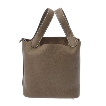 エルメス ピコタン ロック PM エトゥープ トリヨンクレマンス レディース バッグ 【中古】【bag】