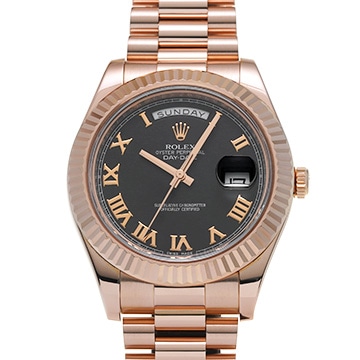 ロレックス デイデイトII 218235 グレー メンズ 時計 【中古】【wristwatch】
