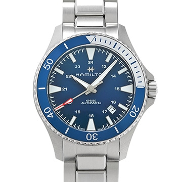 ハミルトン カーキ ネイビー スキューバ H82345141 ブルー メンズ 時計 【中古】【wristwatch】