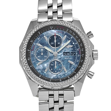 ブライトリング ベントレー GT ブルーマザーオブパール A133627X/BE63 ブルーシェル メンズ 時計 【中古】【wristwatch】