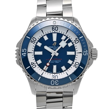 ブライトリング スーパーオーシャン オートマチック 46 A17378E71C1A1 ブルー メンズ 時計 【中古】【wristwatch】