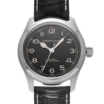 ハミルトン カーキ フィールド マーフ オート H70405730 ブラック メンズ 時計 【中古】【wristwatch】