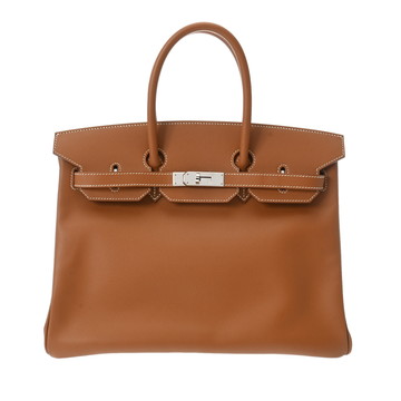 エルメス バーキン 40 ゴールド ヴォーエプソン ユニセックス バッグ 【中古】【bag】