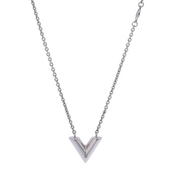 ルイ ヴィトン エッセンシャルV 新型 シルバー M63197 メタル レディース ジュエリー 【中古】【jewelry】