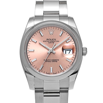 ロレックス オイスターパーペチュアル デイト 115200 ピンク メンズ 時計 【中古】【wristwatch】