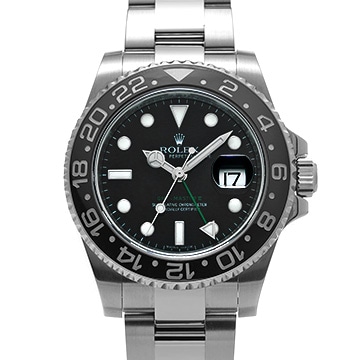 ロレックス GMTマスターII 116710LN ブラック メンズ 時計 【中古】【wristwatch】
