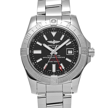 ブライトリング アベンジャー II GMT A3239011/BC35 ブラック メンズ 時計 【中古】【wristwatch】