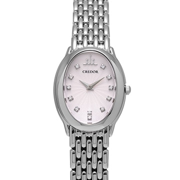 セイコー クレドール シグノ GSTE929 ピンク/ダイヤモンド レディース 時計 【中古】【wristwatch】
