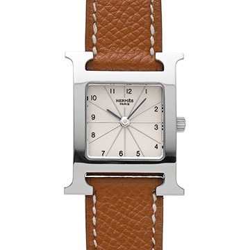 エルメス Hウォッチ HH1.210.260 アイボリー レディース 時計 【中古】【wristwatch】