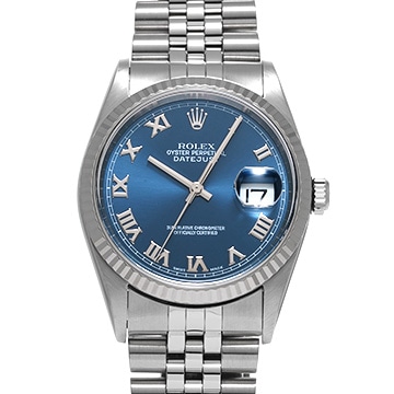 ロレックス デイトジャスト 16234 ブルー メンズ 時計 【中古】【wristwatch】