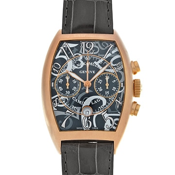 フランクミュラー カサブランカ カモフラージュ クロノグラフ 8883 CCC DT CAMOUFLAGE グレー メンズ 時計 【中古】【wristwatch】