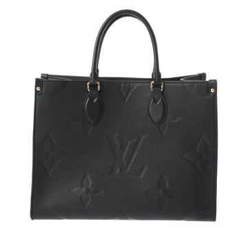 ルイ ヴィトン モノグラムアンプラント オンザゴー MM 2WAYトート ノワール M45595 レザー ユニセックス バッグ 【中古】【bag】