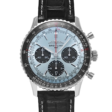 ブライトリング ナビタイマー B01 クロノグラフ 43 AB0138241C1P1 アイスブルー/ブラック メンズ 時計 【中古】【wristwatch】