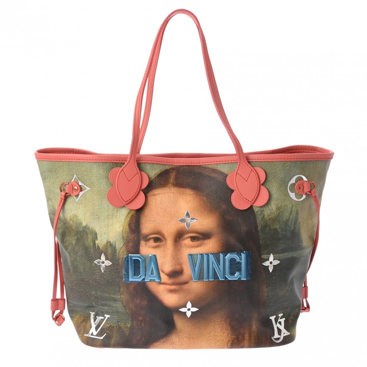 ルイ ヴィトン ネヴァーフル MM マスターズコレクション DA VINCI ポピーペタル M43317 レザー レディース バッグ 【中古】【bag】