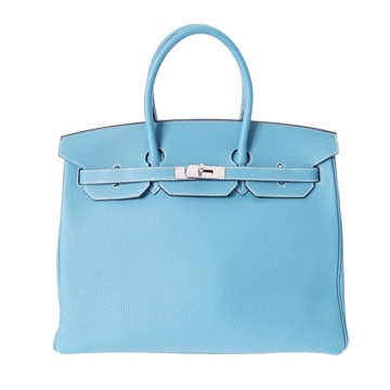 エルメス バーキン 35 ブルージーン トゴ ユニセックス バッグ 【中古】【bag】