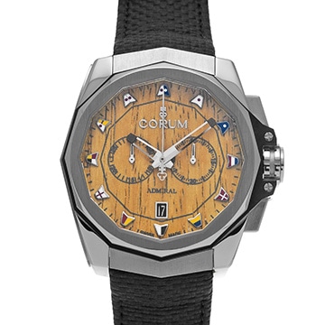 コルム アドミラル 45 ウッド 116.101.20/F249 AW02 ウッド メンズ 時計 【中古】【wristwatch】