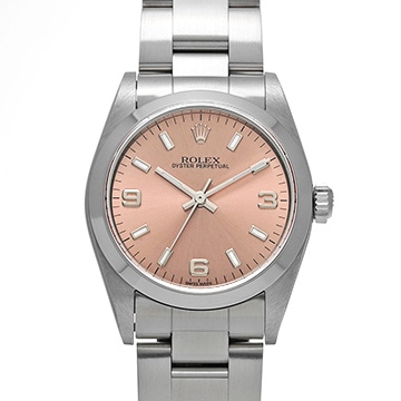 ロレックス オイスターパーペチュアル 77080 ピンク ユニセックス 時計 【中古】【wristwatch】
