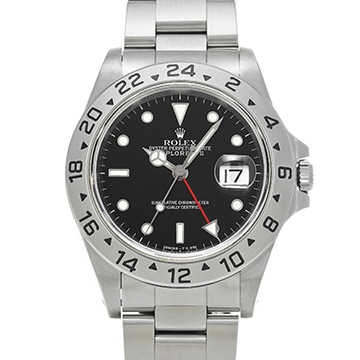 ロレックス エクスプローラーII 16570 ブラック メンズ 時計 【中古】【wristwatch】