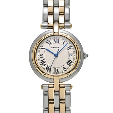 カルティエ パンテール ヴァンドーム LM 83084242 ホワイト ユニセックス 時計 【中古】【wristwatch】