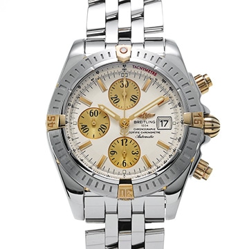 ブライトリング クロノマット エボリューション B156G70PA ホワイト/シャンパン メンズ 時計 【中古】【wristwatch】