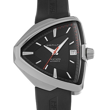 ハミルトン ベンチュラ エルヴィス80 H24555331 ブラック メンズ 時計 【中古】【wristwatch】
