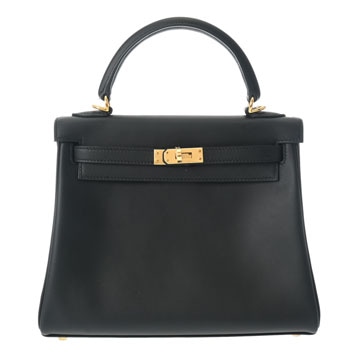 エルメス ケリー 25 内縫い 2WAY ブラック ヴォースイフト レディース バッグ 【未使用】【bag】