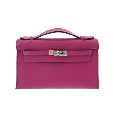 エルメス ポシェットケリー ローズパープル ヴォースイフト レディース バッグ 【中古】【bag】