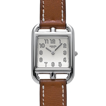 エルメス ケープコッド CC1.210.220/VBA1 シルバー レディース 時計 【中古】【wristwatch】