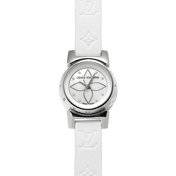 ルイ ヴィトン タンブール ビジュ Q151C1 ホワイトシェル/ダイヤモンド レディース 時計 【中古】【wristwatch】