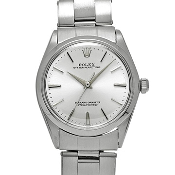 ロレックス オイスターパーペチュアル 1002 シルバー メンズ 時計 【中古】【wristwatch】