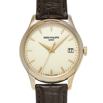 パテック フィリップ カラトラバ 5227J-001 ラック・アイボリー メンズ 時計 【中古】【wristwatch】