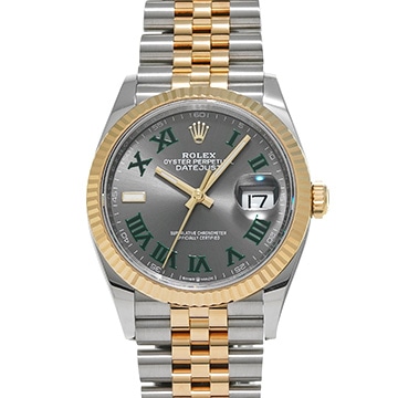 ロレックス デイトジャスト 36 126233 スレート メンズ 時計 【中古】【wristwatch】