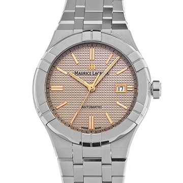 モーリス ラクロア アイコン オートマティック AI6008-SS002-730-1 エクリュ メンズ 時計 【中古】【wristwatch】