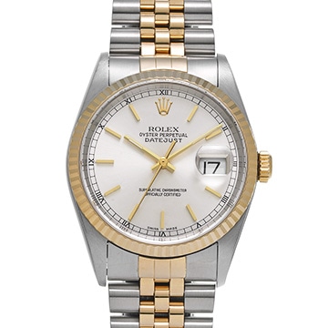 ロレックス デイトジャスト 16233 シルバー メンズ 時計 【中古】【wristwatch】