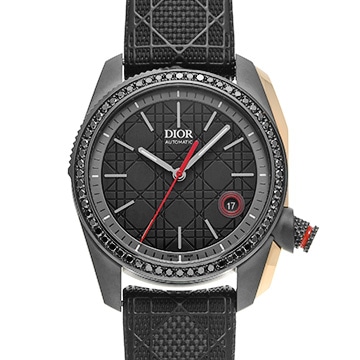 ディオール シフル ルージュ CD08352X1345 ブラック メンズ 時計 【中古】【wristwatch】