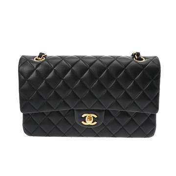シャネル マトラッセ 11.12 クラシック ハンドバッグ 25cm ブラック A01112 ラムスキン レディース バッグ 【中古】【bag】