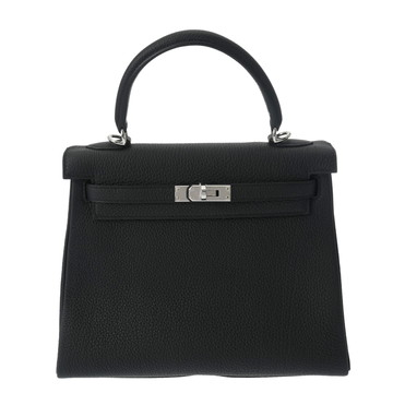 エルメス ケリー 25 内縫い 2WAY ブラック トゴ レディース バッグ 【未使用】【bag】