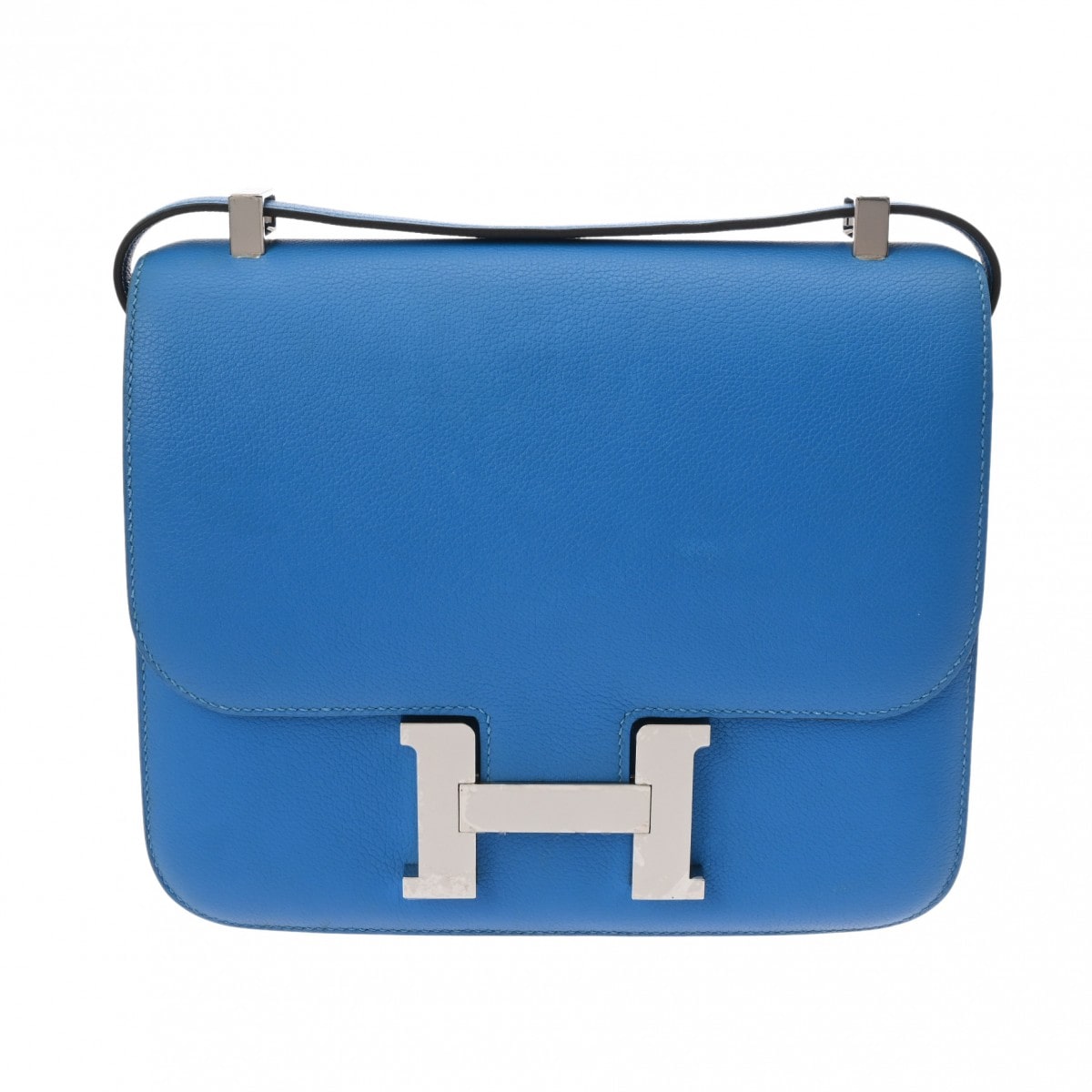 エルメス コンスタンス 24 ブルーザンジバル エバーカラー レディース バッグ 【中古】【bag】