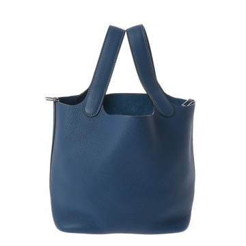 エルメス ピコタンロック PM ディープブルー トリヨンモーリス レディース バッグ 【中古】【bag】