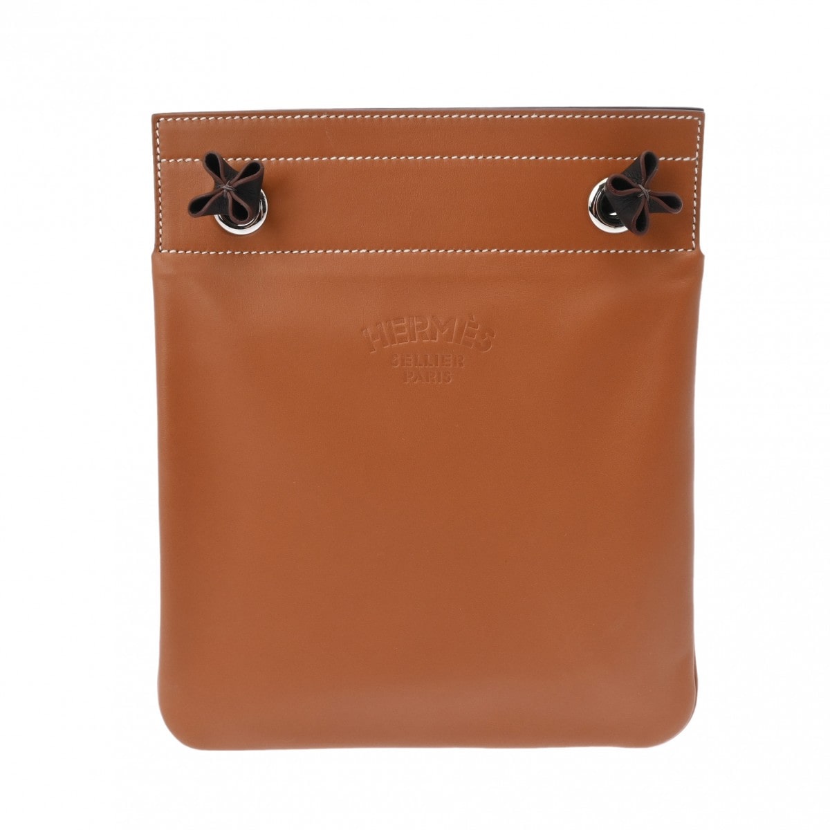 エルメス アリーヌ ミニ ゴールド/ルージュセリエ ヴォースイフト レディース バッグ 【中古】【bag】