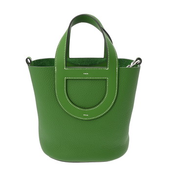 エルメス インザループ18 ヴェールユッカ トリヨンクレマンス/ヴォースイフト レディース バッグ 【新品】【bag】