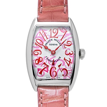 フランクミュラー トノウカーベックス カモフラージュ 1750S6 CAMOUFLARGE AC ピンク レディース 時計 【中古】【wristwatch】