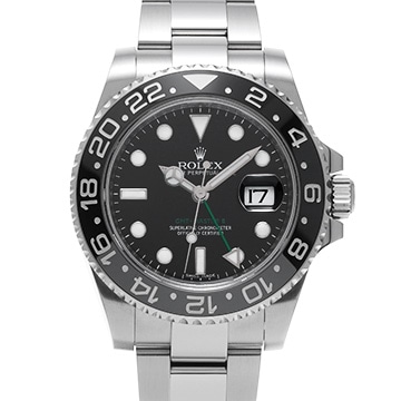 ロレックス GMTマスターII 116710LN ブラック メンズ 時計 【中古】【wristwatch】