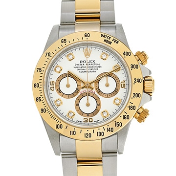 ロレックス コスモグラフ デイトナ 16523G ホワイト/ダイヤモンド メンズ 時計 【中古】【wristwatch】