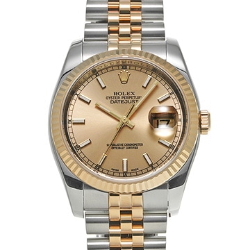 ロレックス デイトジャスト 116233 シャンパン メンズ 時計 【中古】【wristwatch】