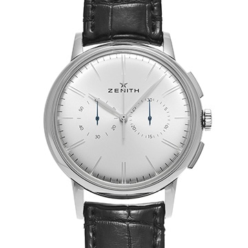 ゼニス エリート クロノグラフ クラシック 03.2270.4069/01.C493 シルバー メンズ 時計 【中古】【wristwatch】