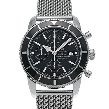 ブライトリング スーパーオーシャン ヘリテージ 46 クロノグラフ A1332024/B908 ブラック メンズ 時計 【中古】【wristwatch】