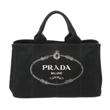 プラダ カナパ トート 2WAY ブラック BN2642 キャンバス レディース バッグ 【中古】【bag】